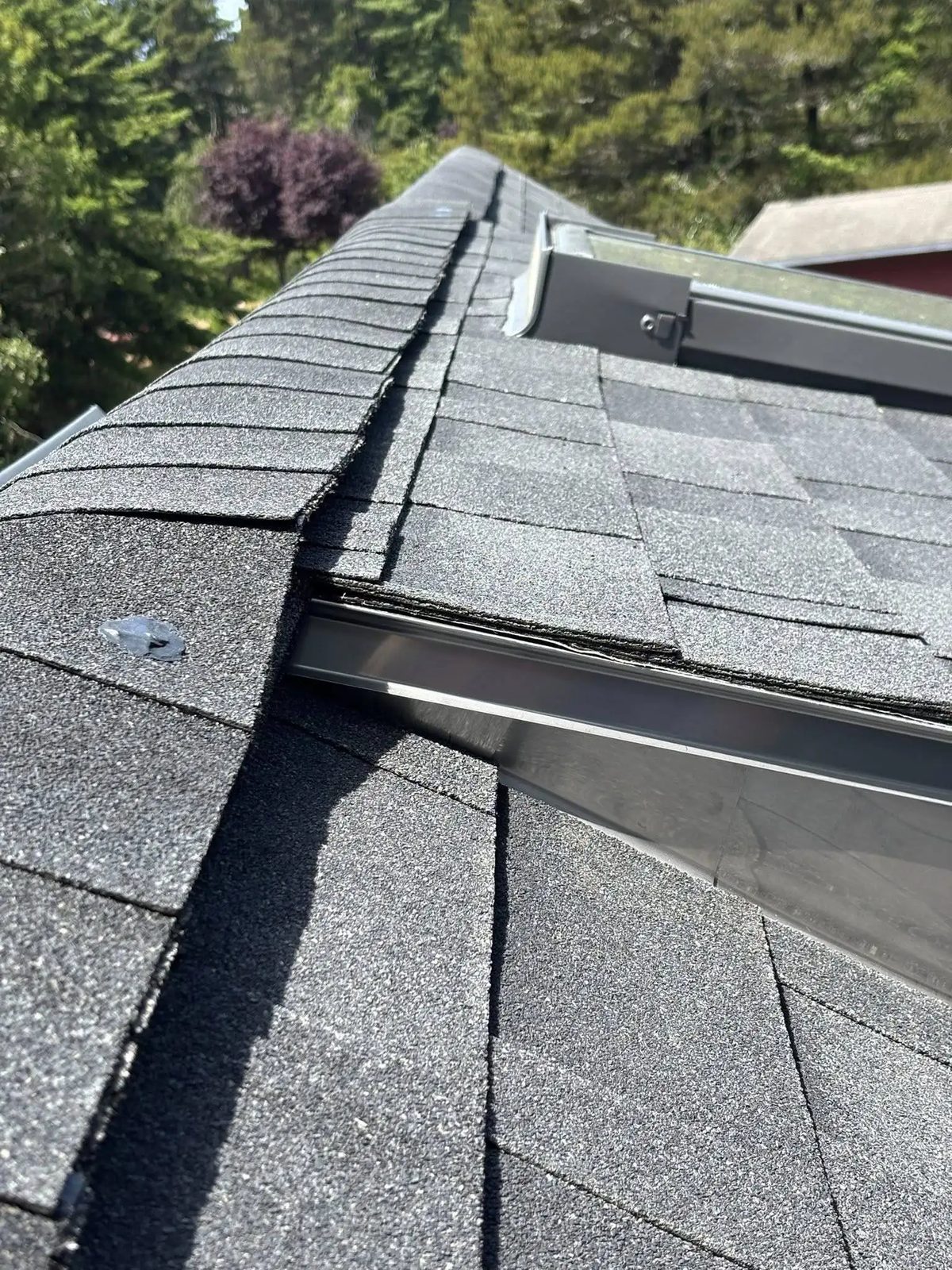 Pacific Peaks Roofing project: flashing and edge detail work