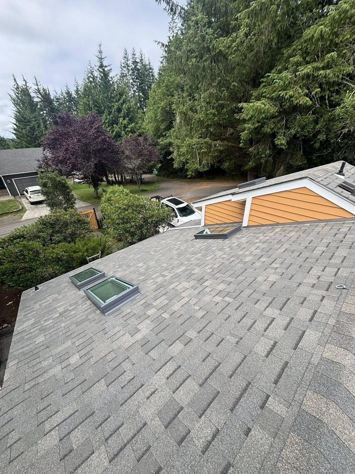 Pacific Peaks Roofing project in coastal Oregon
