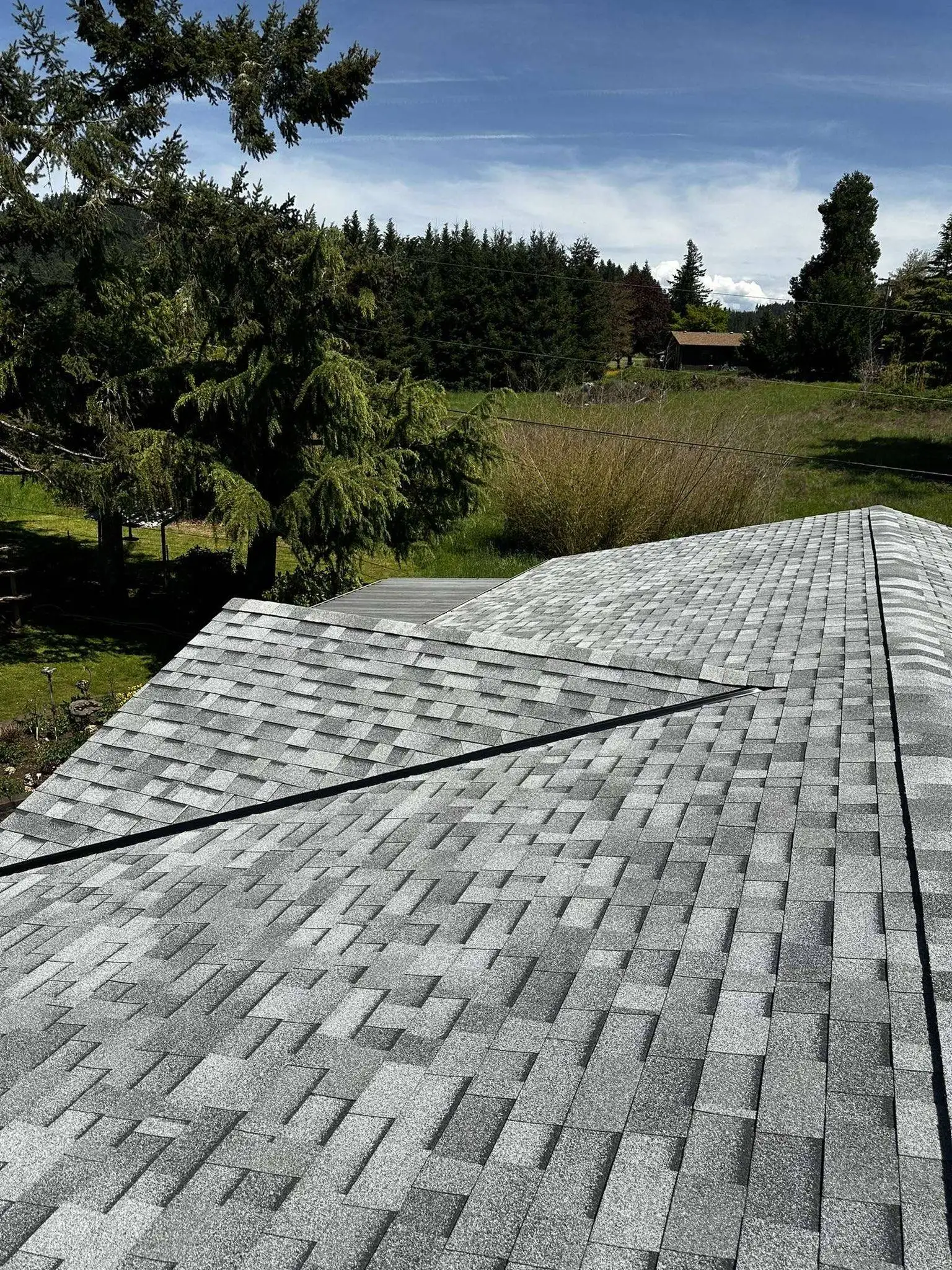 Pacific Peaks Roofing project in coastal Oregon